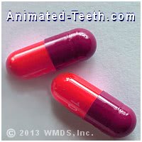 Antibiotic capsules.
