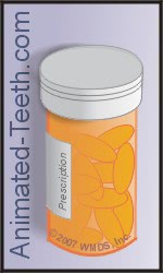 Illustration of prescription medication.